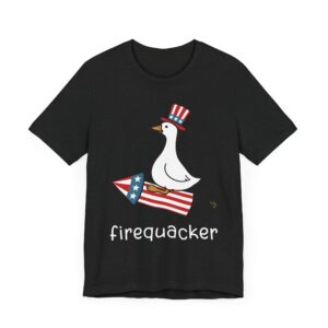 Funny Firequacker Goose | 4th of July Independence Day T-shirt