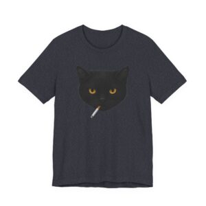Cool Smoking Cat Y2K T-shirt