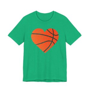 Distressed Basketball Heart T-shirt