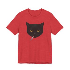 Cool Smoking Cat Y2K T-shirt