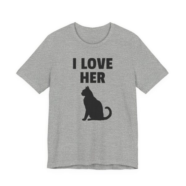 I Love Her Cat | Funny Adult Humor Couple T-shirt