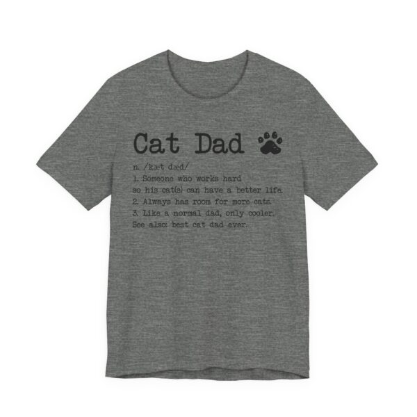 Funny Cat Dad Definition T-shirt