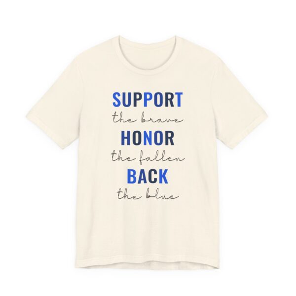 Back the Blue | Police Support T-shirt