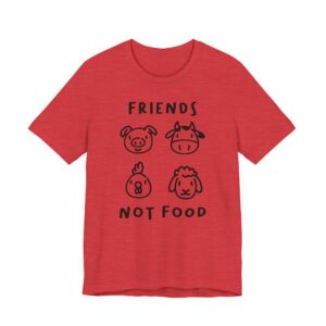 Friends Not Food | Cute Vegan T-shirt