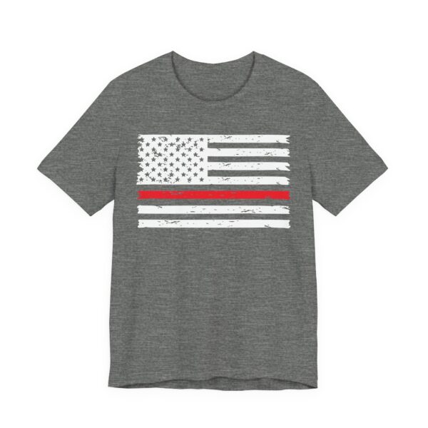 Thin Red Line | USA Flag | Firefighter T-shirt