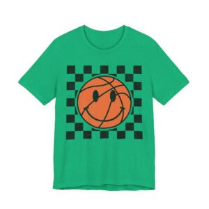 Cute Smiley Face Basketball T-shirt