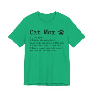 Funny Cat Mom Definition T-shirt