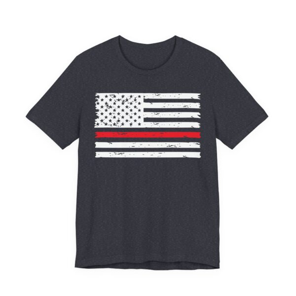 Thin Red Line | USA Flag | Firefighter T-shirt