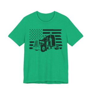 American Flag | Truck Driver T-shirt