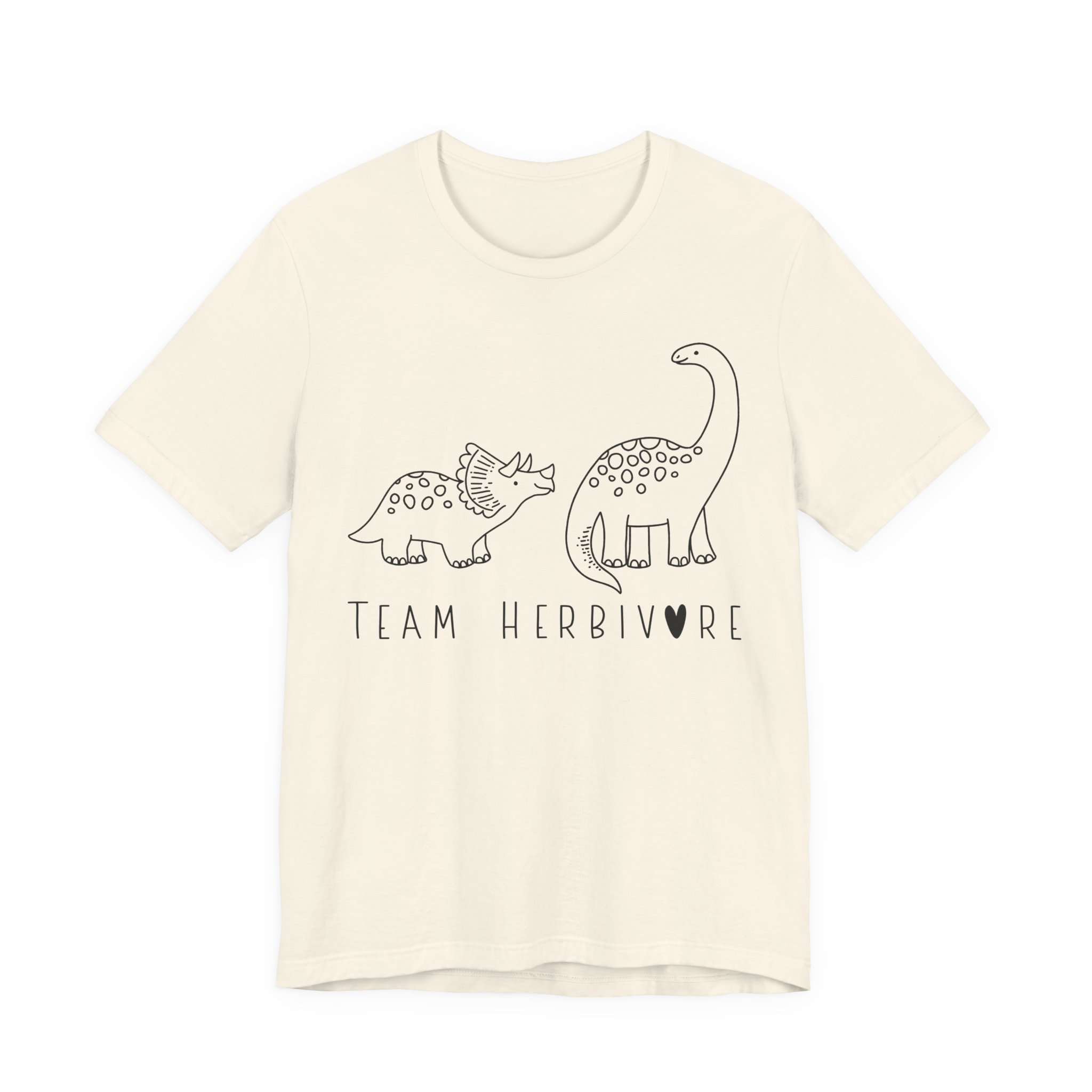 Team Herbivore | Cute Vegan Dinosaur T-shirt
