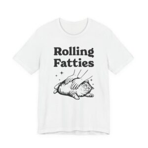 Rolling Fatties | Funny Fat Cat T-shirt