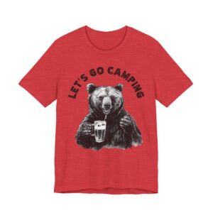 Let’s Go Camping | Funny Bear Camping T-shirt