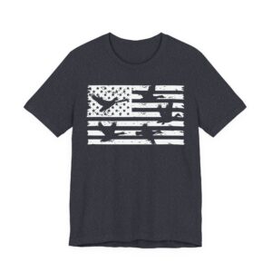 Duck Hunting | American Flag | Hunting T-shirt
