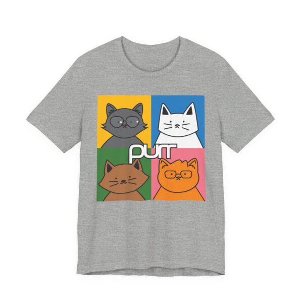 Purr Band | Funny Blur Rock Band Cat T-shirt