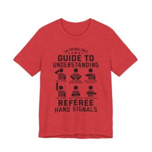 Guide to Understanding Referee Hand Signals | Funny American Football T-shirt