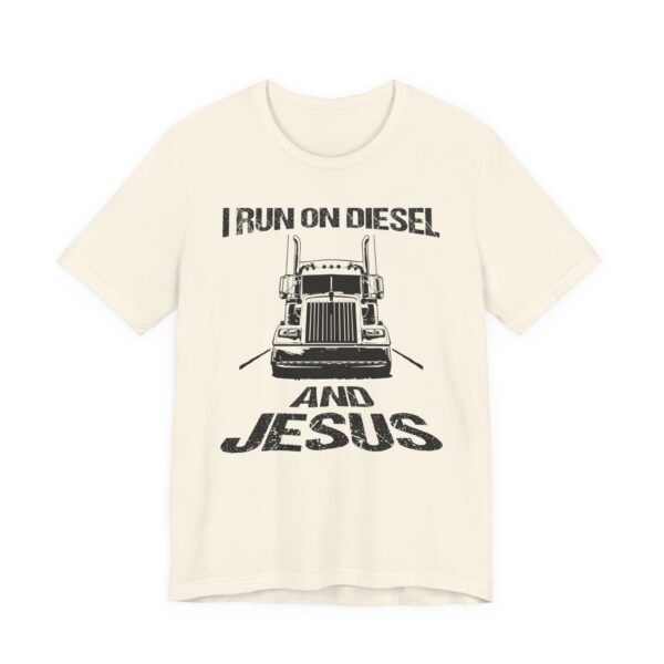 I Run on Diesel and Jesus | Truck Driver T-shirt