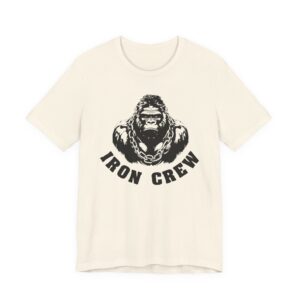 Silverback Gorilla | Iron Crew | Gym and Fitness T-shirt
