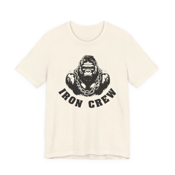 Silverback Gorilla | Iron Crew | Gym and Fitness T-shirt