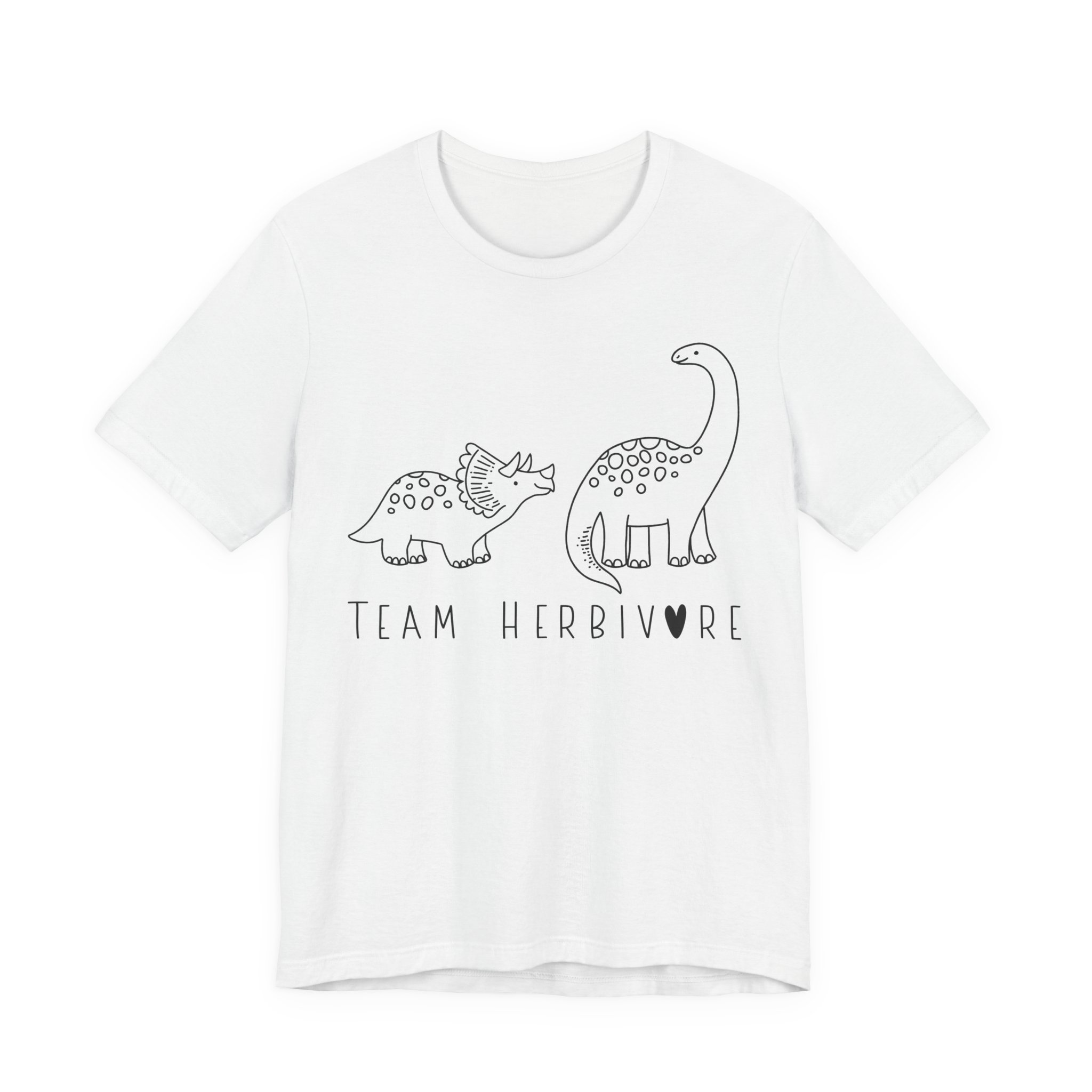 Team Herbivore | Cute Vegan Dinosaur T-shirt