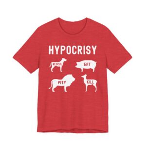 Hypocrisy | Animal Rights | Vegan T-shirt