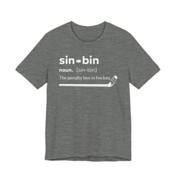Sin Bin Definition | Funny Hockey T-shirt