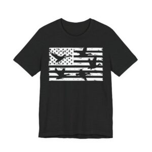 Duck Hunting | American Flag | Hunting T-shirt