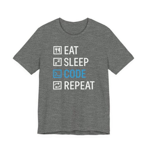 Eat Sleep Code Repeat | Funny Software Engineer T-shirt