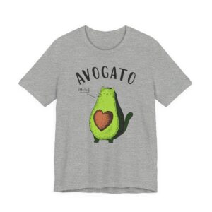 Funny Avogato Avocado Cat T-shirt