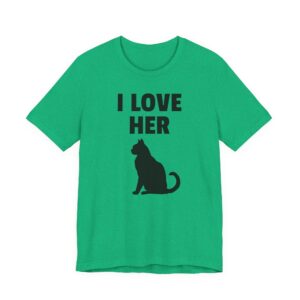 I Love Her Cat | Funny Adult Humor Couple T-shirt