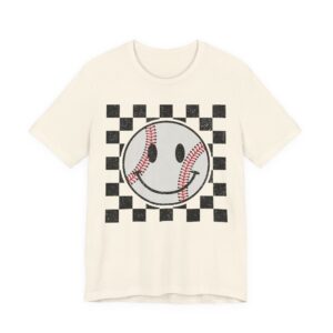 Cute Smiley Face Baseball T-shirt