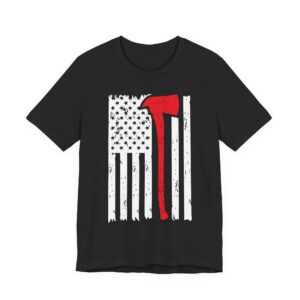 Thin Red Line | Firefighter Axe | Firefighter T-shirt