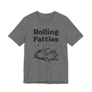 Rolling Fatties | Funny Fat Cat T-shirt