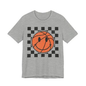 Cute Smiley Face Basketball T-shirt