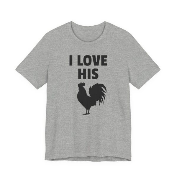 I Love His Cock | Funny Adult Humor Couple T-shirt