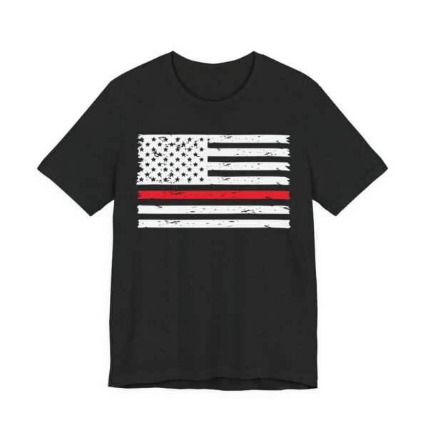 Thin Red Line | USA Flag | Firefighter T-shirt