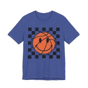 Cute Smiley Face Basketball T-shirt