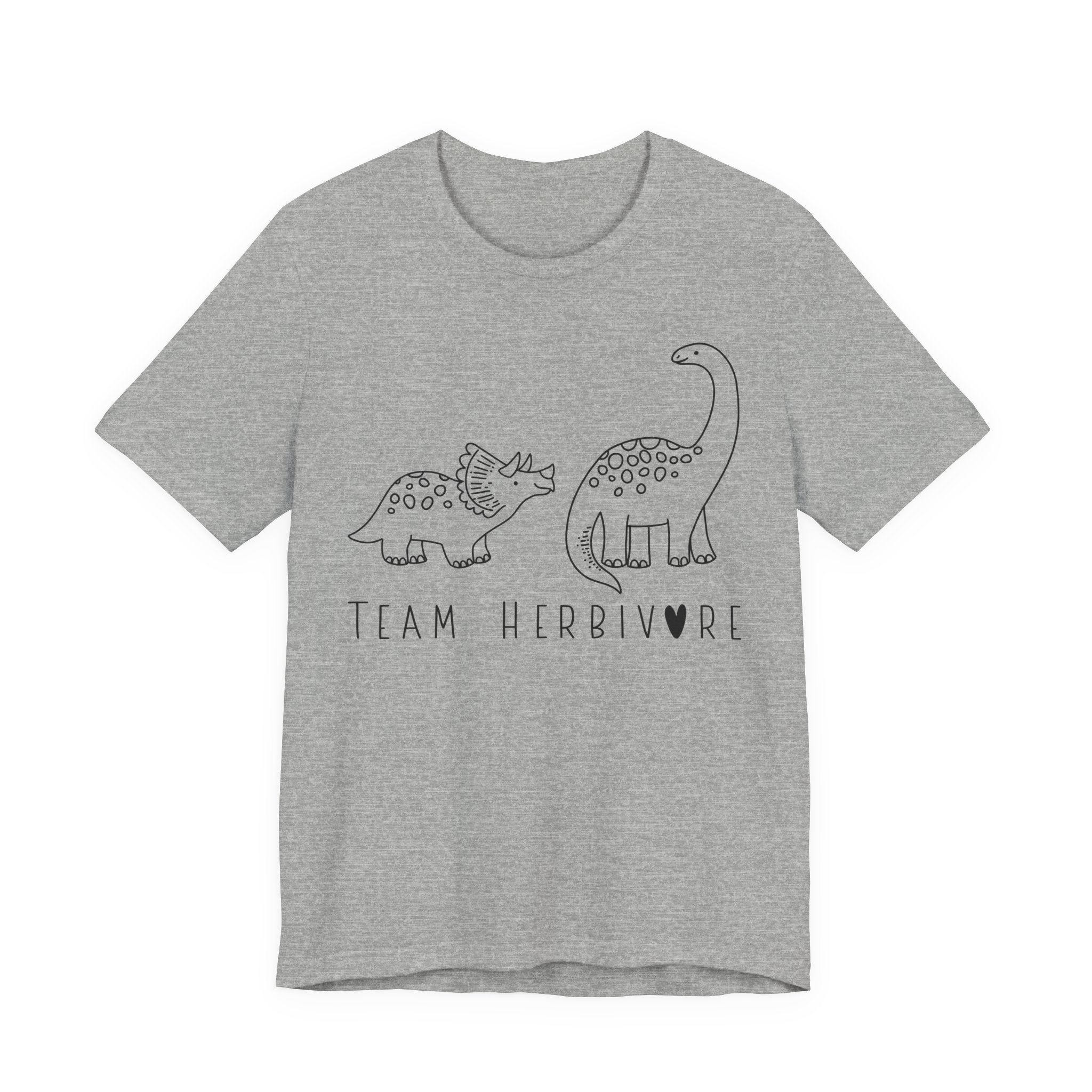 Team Herbivore | Cute Vegan Dinosaur T-shirt