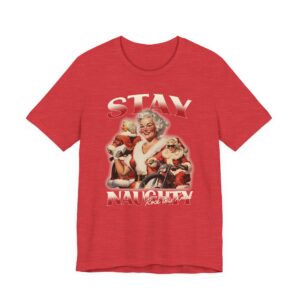 Stay Naughty | Funny Bootleg Christmas T-shirt