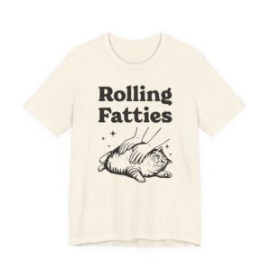 Rolling Fatties | Funny Fat Cat T-shirt