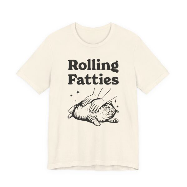 Rolling Fatties | Funny Fat Cat T-shirt