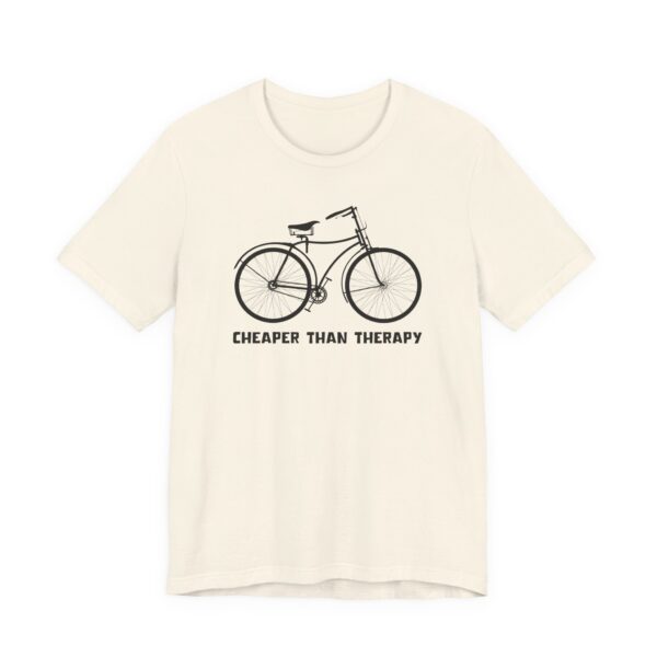 Cycling Is Cheaper Than Therapy | Funny Cycling T-shirt