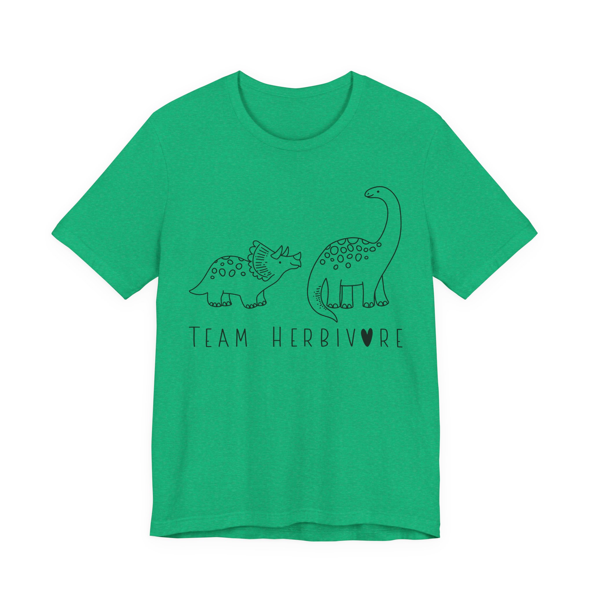 Team Herbivore | Cute Vegan Dinosaur T-shirt