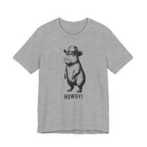 Howdy | Funny Cowboy Capybara T-shirt
