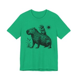 Funny Capybara and Cowboy Rat T-shirt