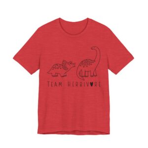 Team Herbivore | Cute Vegan Dinosaur T-shirt