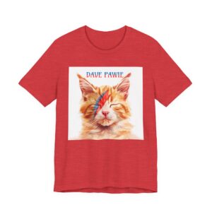 Dave Pawie | Funny David Bowie Cat T-shirt