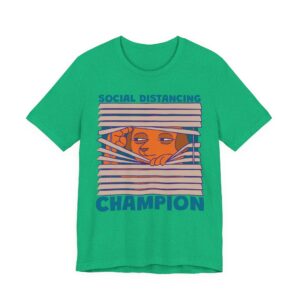 Social Distancing Champion | Funny Introvert Dog T-shirt