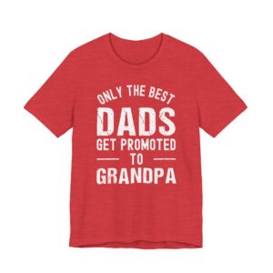 Only the Best Dads Get Promoted to Grandpa | Funny Dad T-shirt