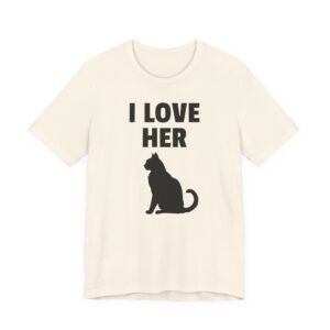 I Love Her Cat | Funny Adult Humor Couple T-shirt