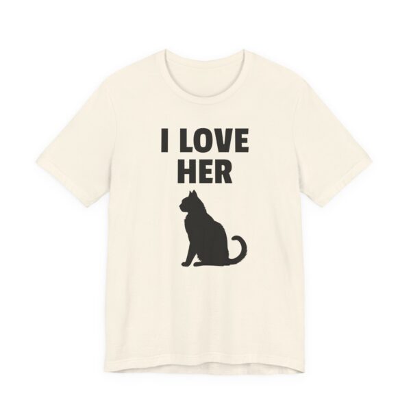 I Love Her Cat | Funny Adult Humor Couple T-shirt